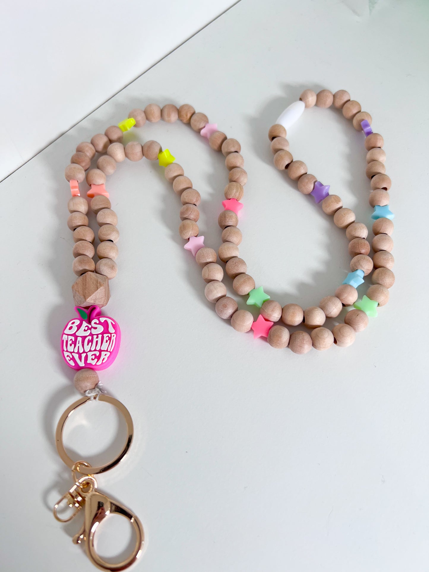 Best Teacher Ever Lanyard