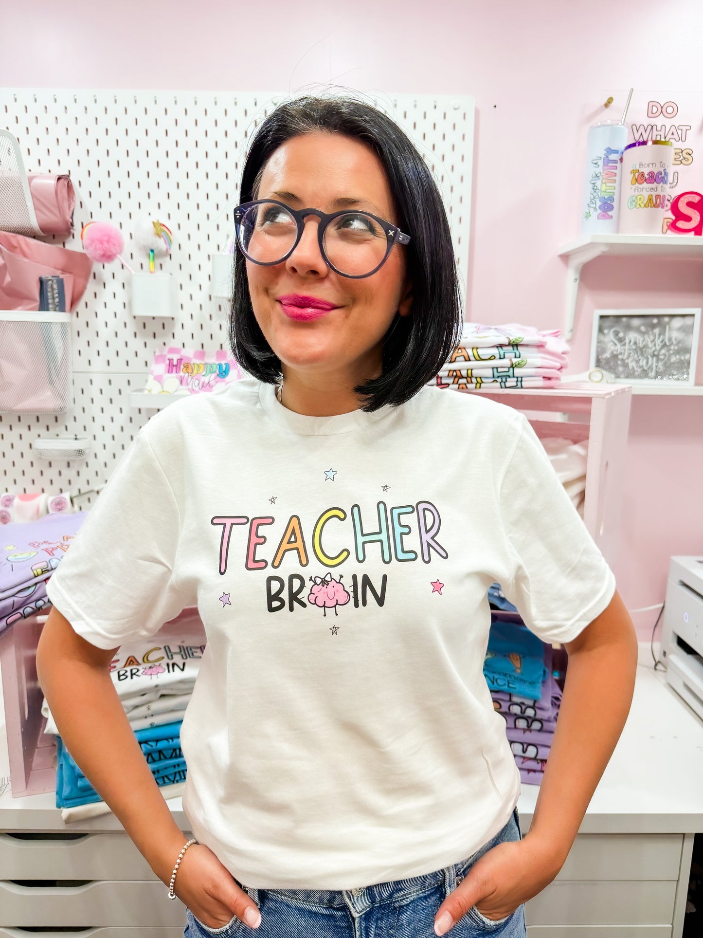 Teacher Brain Tee