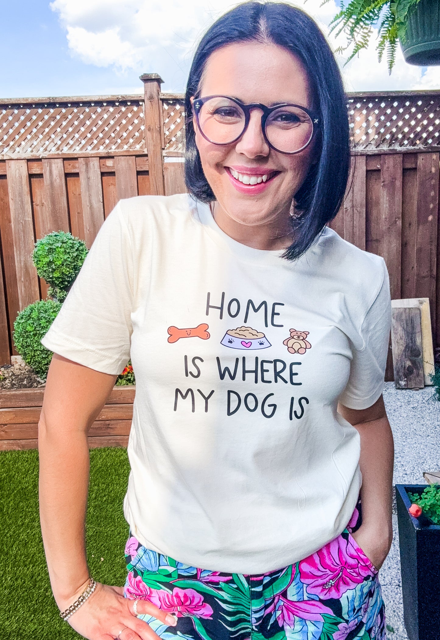 Home is where my dog is tee