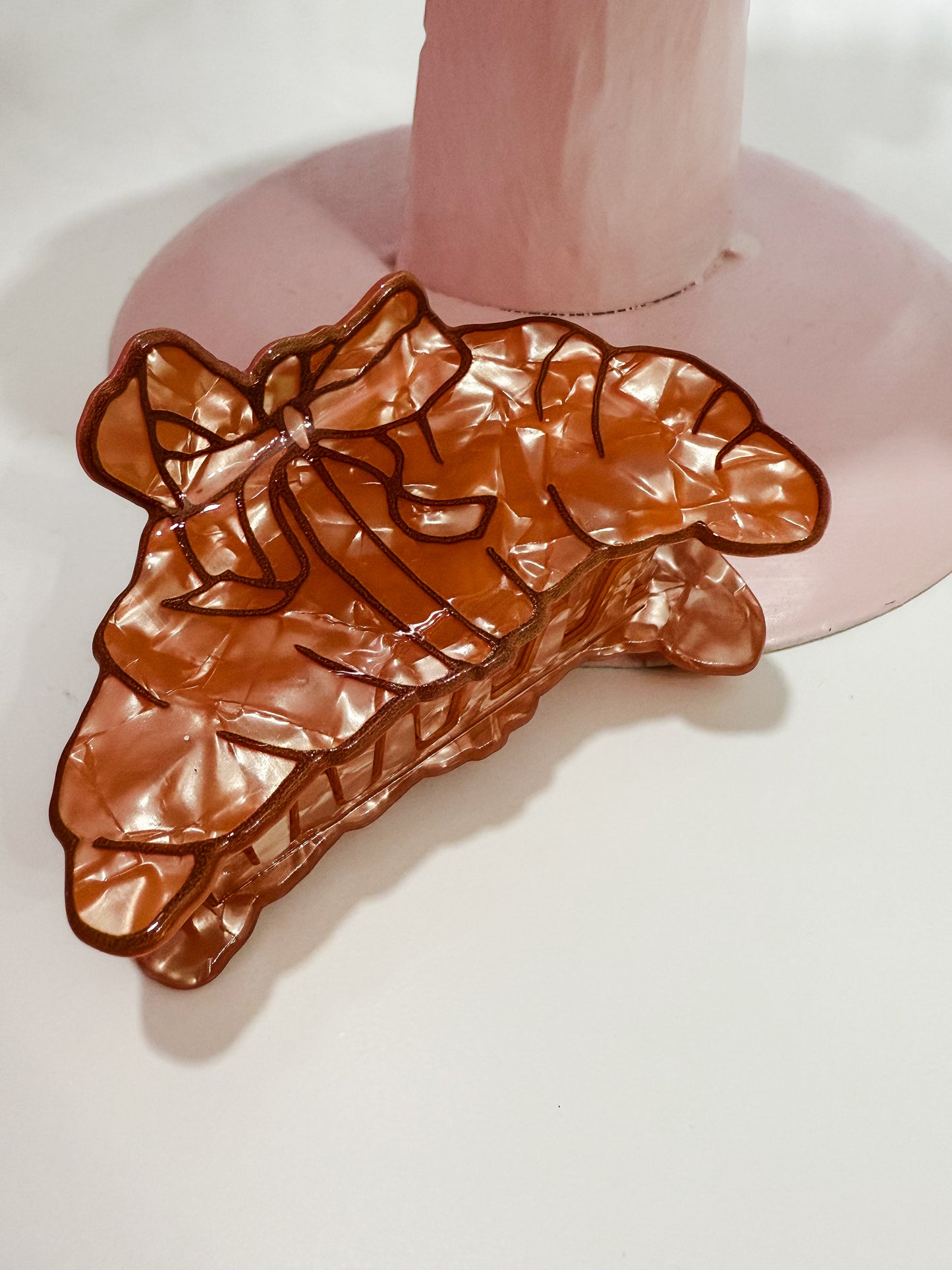 Coquette Croissant Hair Clip