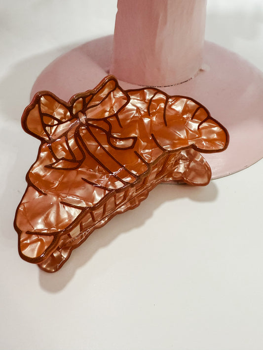 Coquette Croissant Hair Clip