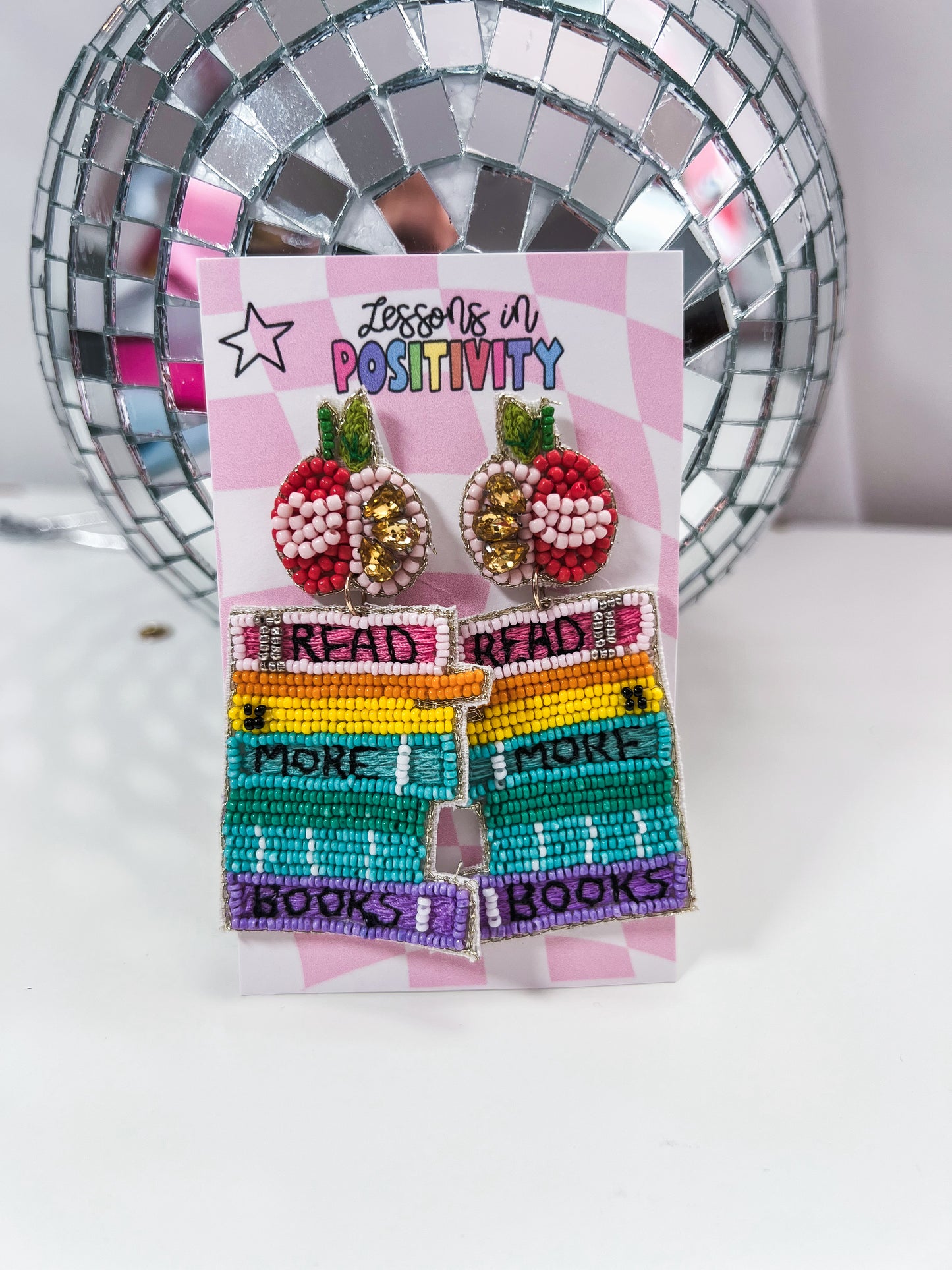 Read More Books Earring