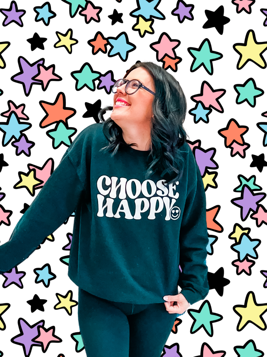 Choose Happy Sweater