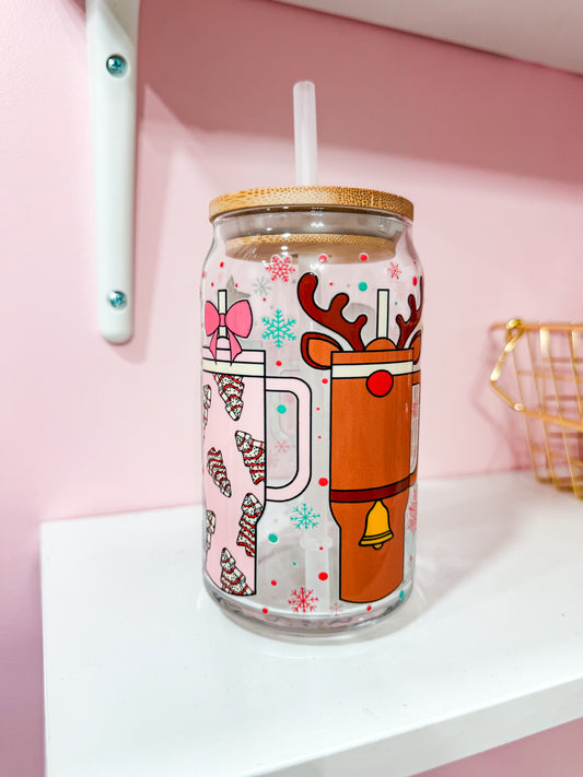 Jingle Juice Tumbler Glass Can