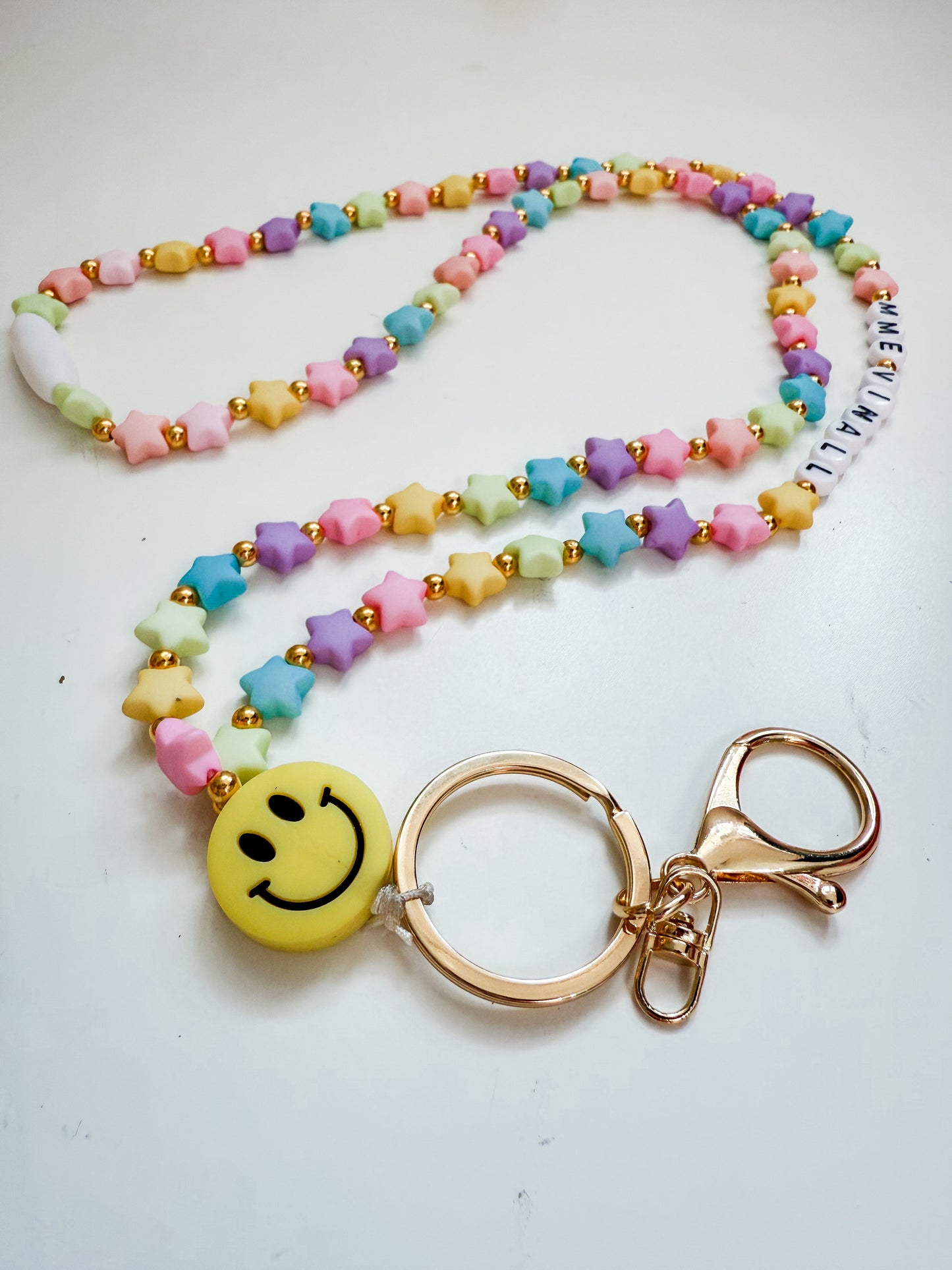 Matte Personalized Star Lanyard