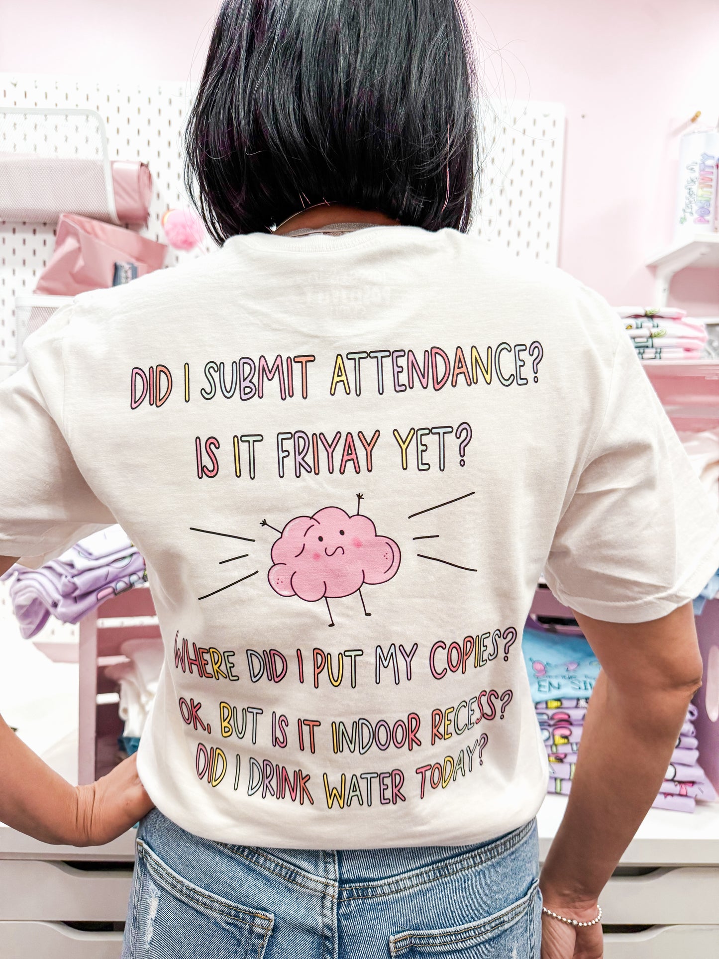 Teacher Brain Tee