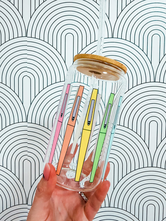 Flair Pen Glass Can
