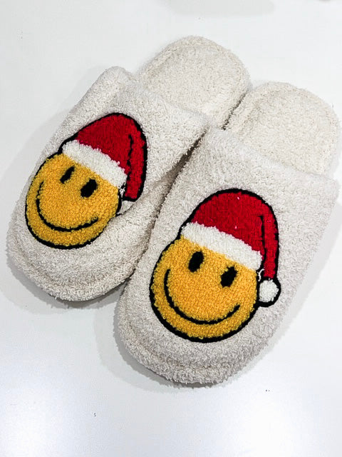 Happy Santa Slippers