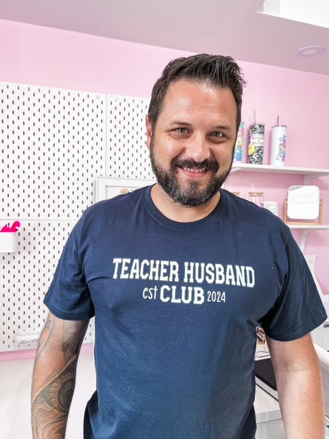 Teacher Hubby Club Tee