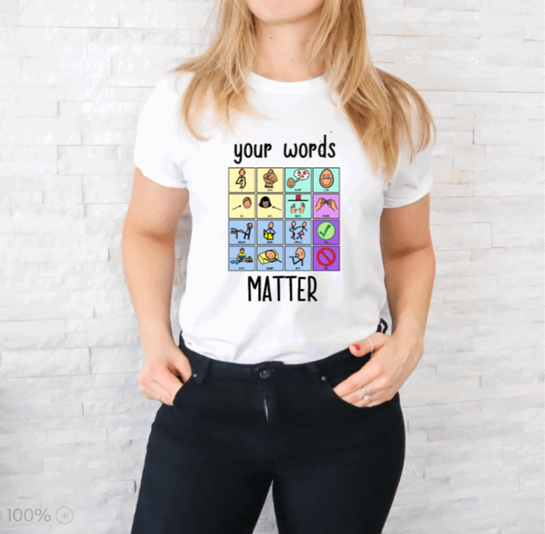 Your Words Matter AAC Tee